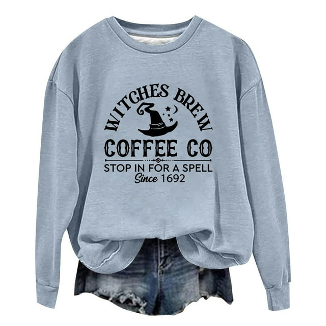 Chandail à Capuche pour Femmes, T-Shirts de Groupe d'Halloween, Chandail Vintage pour Femmes, Chandail à Manches Longues, Chandail en Molleton Athlétique pour Femmes, Haut à devant Cintré pour Automne, Décontracté