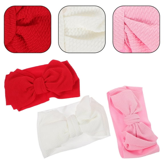 GAXIRE MLINS Set of 3 Baby Headbands for Newborns, Perfect Hair Accessories for Parties and Photography