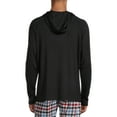 thumbnail image 3 of Hanes Men's Modal Spandex Hooded Pajama Top, 3 of 5