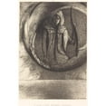 thumbnail image 2 of Odilon Redon 17x24 Black Ornate Framed Double Matted Museum Art Print Titled: Et La-Bas L’Idole Astrale, L’Apotheose (And Beyond, the Star Idol, the Apotheosis) (1891), 2 of 5