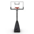 Spalding Ultimate Hybrid® 54 In. Glass Backboard, Portable Basketball