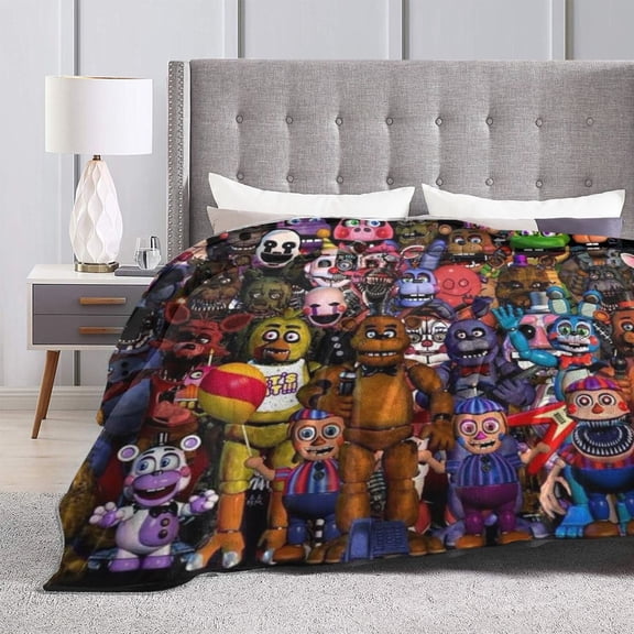 Five Nights At Freddy'S Ultra-Soft Micro Fleece Blanket Cozy Blanket Thick Warm Plush Throw Blanket Sofa Cushion 40"X30"
