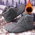 thumbnail image 6 of Men's & Women's All-Terrain Winter Boots-Heavy-Duty Thermal Insulated Snow Boots with Slip-Resistant Rubber Sole, Ankle Support & Arch Support, Multi-Functional Hiking, Casual Shoes for Cold Weather, 6 of 8