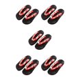 thumbnail image 3 of Redempat Japanese Clogs Slippers Geta Sandals Flops for Men Women Trendy and Lightweight Red Round Size 39 5Set, 3 of 6