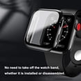 thumbnail image 2 of 2 Pack Tempered Glass Screen Protector Compatible with Apple Watch 42mm Case, Full Coverage Hard iWatch Case for Series 3/2/1, Black, 2 of 5