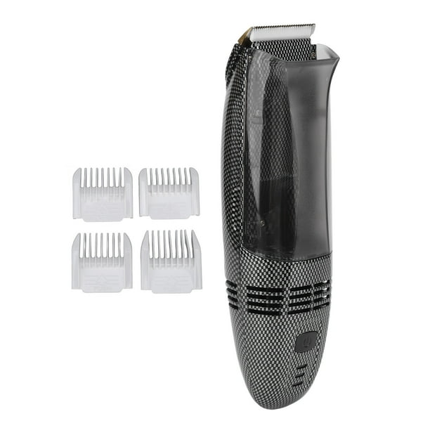 Cortadora De Cabello, Cuchillas Duales, Potente Succión Automática De Cabello, Carga USB, 4 Peines Guía, Cortadora De Cabello Eléctrica Para El Hogar Para Hombres