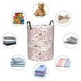 thumbnail image 4 of Naloa Cute Rabbit Large Laundry Basket Waterproof Round Collapsible Storage bin with Handles for Hamper Kids Room,Toy Storage, 4 of 6