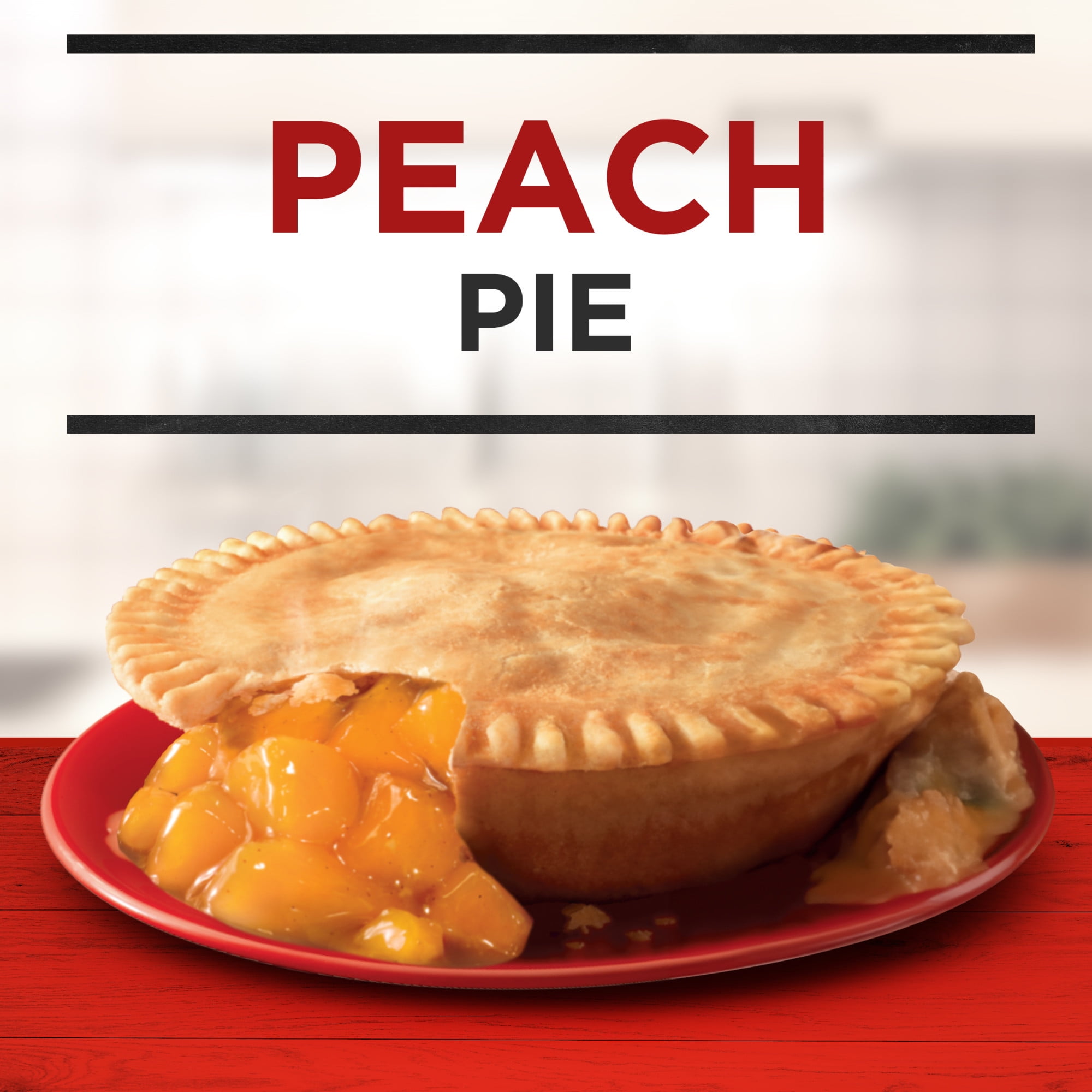 Banquet Peach Pie, Frozen Dessert, 7 oz.