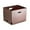 whitebrown, variant on Under $10 Storage Bins, Hwkond Foldable Portable Storage Box Desktop Books Student Dormitory Clothing Storage Box Toy Storage Box