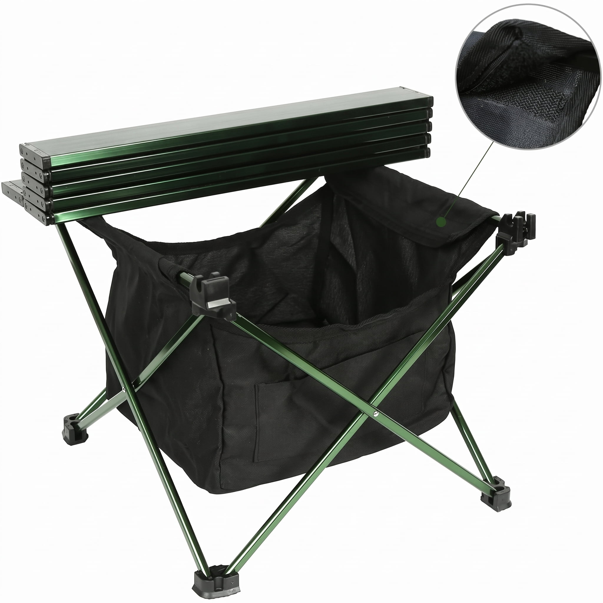 Portable Camping Table Ultralight Aluminum Camp Table with Storage Bag Folding Beach Table for Camping Hiking Backpacking Outdoor Picnic