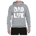 thumbnail image 2 of Wild Bobby,Dad Life Kids Father Husband Best Dad Gift, Father's Day, Unisex Graphic Hoodie Sweatshirt, Heather Grey, X-Large, 2 of 3