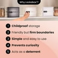 thumbnail image 6 of Lockabox One™ Crystal | Premium Lockable Storage Box | 10 Litre Combination Lock Box For Food, Medicine & Home Safety | BPA-Safe, 6 of 10