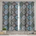 thumbnail image 2 of Ambesonne Moroccan Valance & Curtain, Antique Cultural Folk, 55"x36", Multicolor, 2 of 6