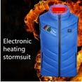 thumbnail image 5 of KBODIU Kids Heated Vest USB Intelligent Constant Temperature Heated Vest for Boys and Girls Winter Soft Shell Smart Electric Vest 2 Heating Zone Waistcoat Down Heated Jacket for 4-15Years Olds Gifts, 5 of 5