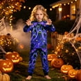 thumbnail image 6 of KPOPLK Girls Pajamas - 2 Piece Long Sleeve Halloween Pajamas and Pants Set 2-8 Years Kids Outfit Set,Size 5-6 Years, 6 of 9