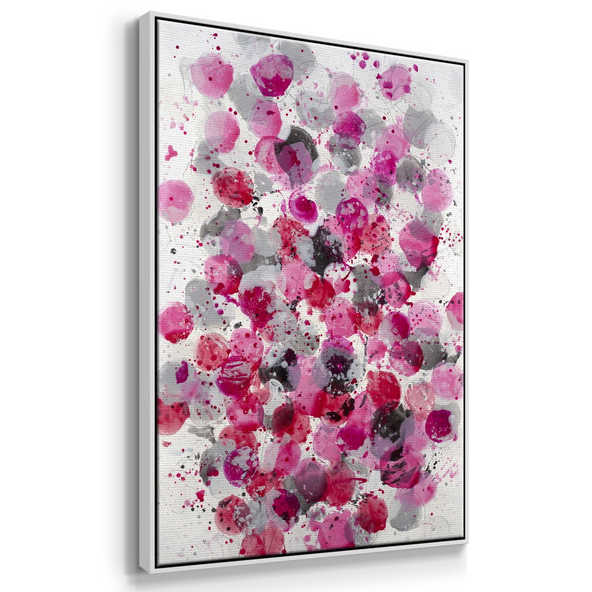 Bouquet Framed Premium Gallery Wrapped Canvas - Ready to Hang - 27 x 41 - White Floating Frame