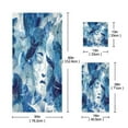 thumbnail image 3 of 3 Piece Bath Towels Set Bath Towel, Hand Towel and Face Towel for Bathroom, Gym, Hotel Ethereal Dreamlike Elements, 3 of 8