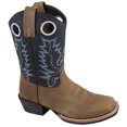 thumbnail image 1 of Bota de punta cuadrada negra / marrón Distress - Talla EE. UU.: 13 Smoky Mountain Boots 3243C-13R, 1 of 1