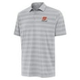 thumbnail image 2 of Men's-Antigua Gray Martin Truex Jr Big & Tall Tunnel Polo, 2 of 3