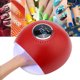 thumbnail image 3 of 84W LED UV lámpara de uñas herramienta de manicura secador de esmalte de uñas con guantes 110-240VUS enchufe 110-240V rojo, 3 of 8