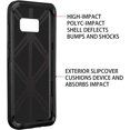 thumbnail image 3 of I-HONVA For Samsung Galaxy S8 Plus Case,3-Layer Military Grade Drop Protection Anti-Slip Bumper Rugged Shockproof Dustproof Protection 6.2 inch Phone Case,Full Black, 3 of 5
