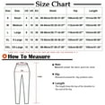 thumbnail image 3 of Ecqkame Linen Pants for Women Clearance Women Casual Printing Pockets Elastic Waist Comfortable Straight Loose Pants Light Blue S, 3 of 5