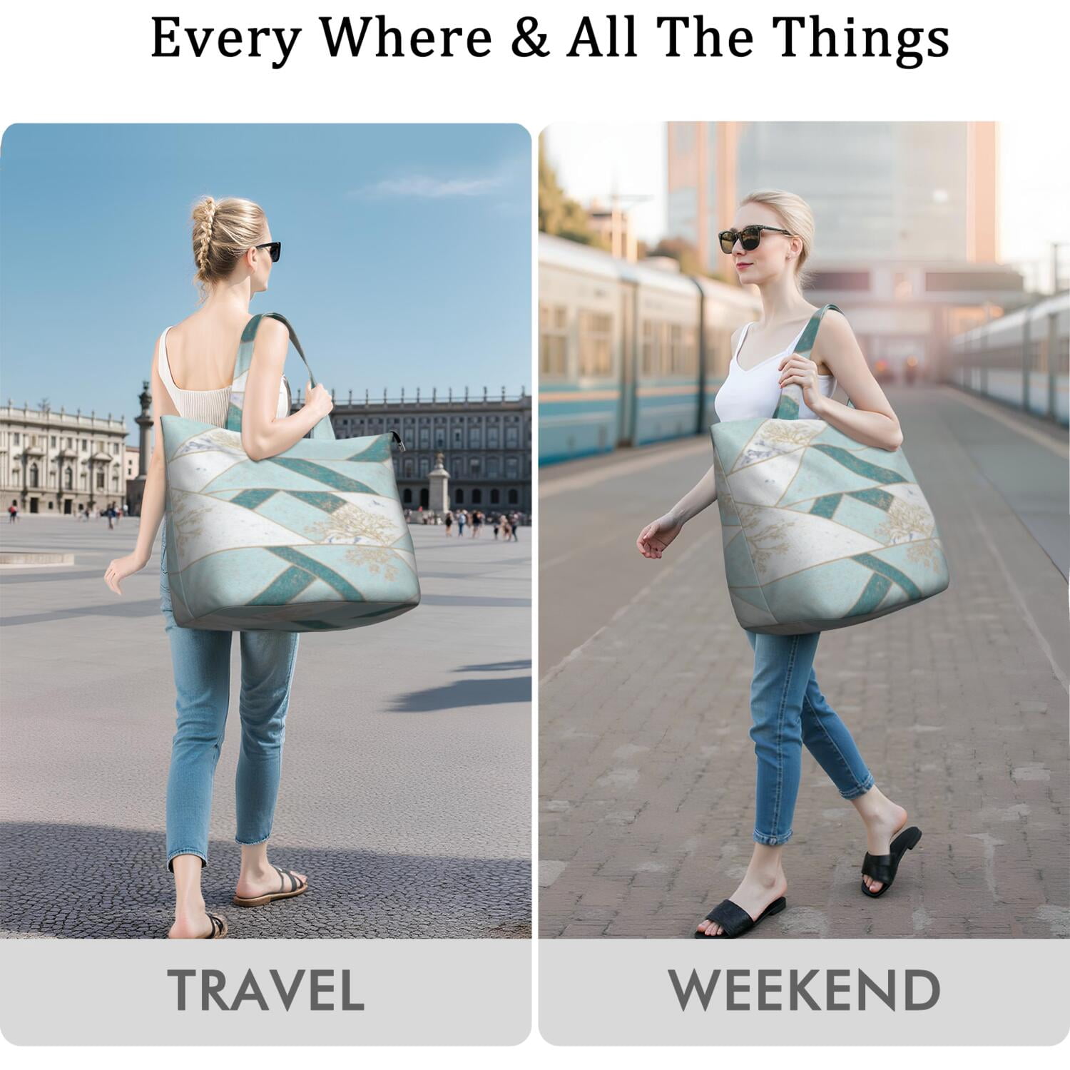 Gym Bag for Women,Travel Duffel Bag Airplane Duffel Large Gym Tote Bag for Short Trips