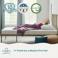 thumbnail image 4 of Lucid Refresh Full Tight Top 6" Medium Firm Memory Foam Mattress with Gel Infusion and Ventilation, 4 of 14