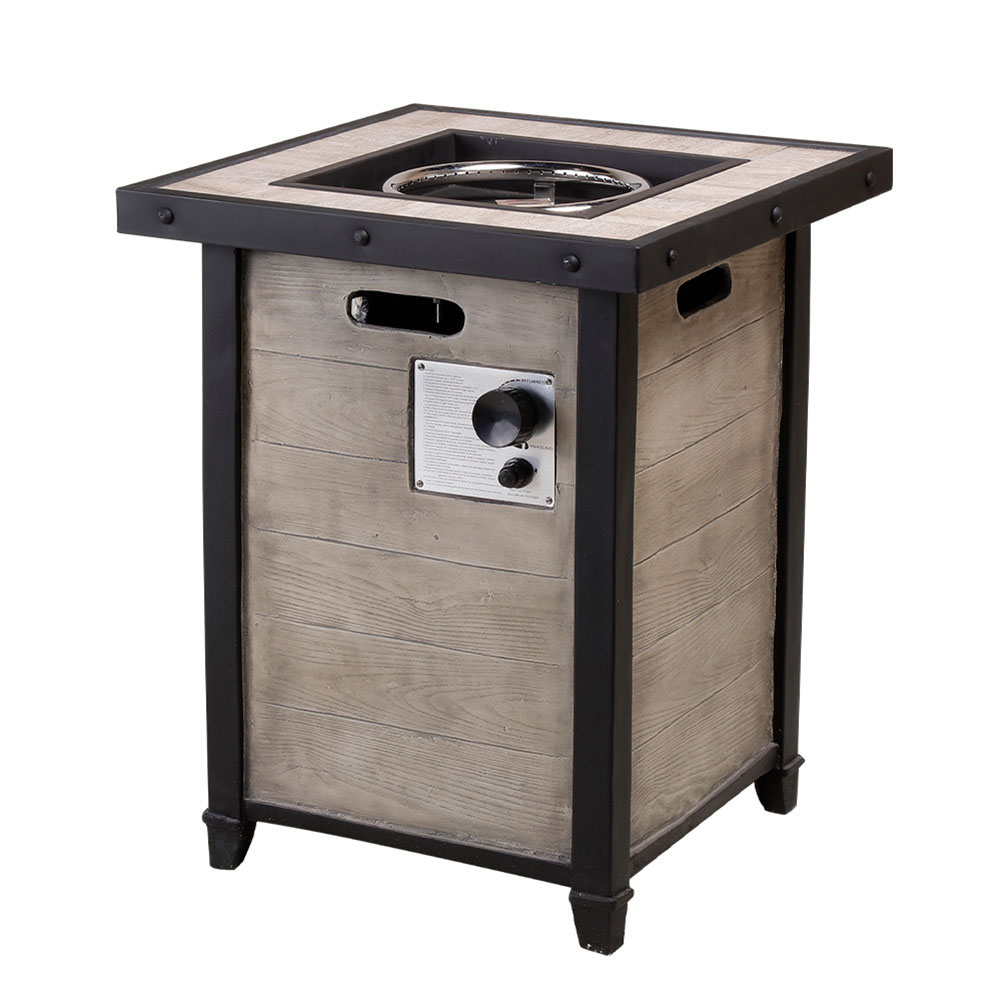 Kepooman Outdoor Propane Gas Fire Pit Table with Auto-Ignition Fire Pit, Adjustable Flame for Outside Patio Kepooman Outdoor Propane Gas Fire Pit Table with Auto-Ignition Fire Pit, Adjustable Flame for Outside Patio
