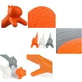 thumbnail image 4 of Kitchen Supplie Squirrel Shaped Non Stick Rice round Place Mats for Kitchen Table Small Dining Table Set for 4 Teal Glass Dining Table Set for 4 Dinning Table Place Mats 4 round Table Mat Large Dinner, 4 of 4