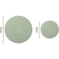 thumbnail image 2 of LINLIN Silicone Insulated Coaster, Silicone Cup Mat, Insulation, Water Absorption, Tabletop, Restaurant, Anti-Slip, Round, Fashionable, Simple, Gift, 2 of 8