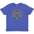 thumbnail image 3 of Inktastic Squash Sport Rackets and Ball Youth T-Shirt, 3 of 5
