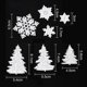 thumbnail image 5 of 7x troqueles de árbol de Navidad, troqueles de corte de copo de nieve, molde de estampado Diy, decoración de tarjetas, 5 of 5