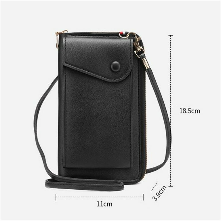 Cell Phone Bag, PU Leather Crossbody Cellphone Purse for Women