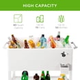 thumbnail image 3 of Cooler Cart Best Choice Products, acero laminado de 80 litros con hielo, 3 of 7