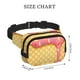 thumbnail image 4 of Fotbe Cangurera Cuadrada con Estampado de Doble Capa, Bolsa de Cintura Ajustable Mini para Hombres y Mujeres, 4 of 9