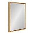 thumbnail image 1 of Kate and Laurel Evans Glam Floating Framed Wall Mirror, 18" x 24", Gold, Chic Rectangle Accent Mirror, 1 of 15