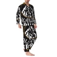 thumbnail image 2 of Pofeuu Not All Those Who Wander Are Lost 1 Print Men's Long Sleeve Pajama Set Pijamas Para Hombres Pijamas Para Hombres Mens Pajamas Set-Medium, 2 of 7