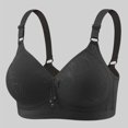 thumbnail image 2 of Fsqjgq Large Size Lace Bras for Women Comfort Underwear Full Coverage Back Support Push Up Bra Soft Bralettes Breathable Sports Wireless Bras 44, 2 of 3