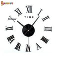 thumbnail image 2 of Spencer 15.75" x 04" Black Analog Round Traditional Wall Clock, 2 of 7