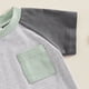 thumbnail image 5 of Odeerbi 3M-3Y Conjuntos de Verano Para Niños Niñas Camisetas de Algodón de Manga Corta Raglan Shorts Conjunto de Dos Piezas Color Blocked, 5 of 8