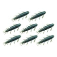 thumbnail image 2 of 8 señuelos de pesca blandos para lubina, lucioperca, gusanos de río Azul negro, 2 of 9