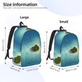 thumbnail image 3 of Yiaed Paradise Island Print Backpack, Premium Laptop Backpack, Travel Backpack for Women, Lightweight Backpacks, Comfortable Back Pack-Small, 3 of 5