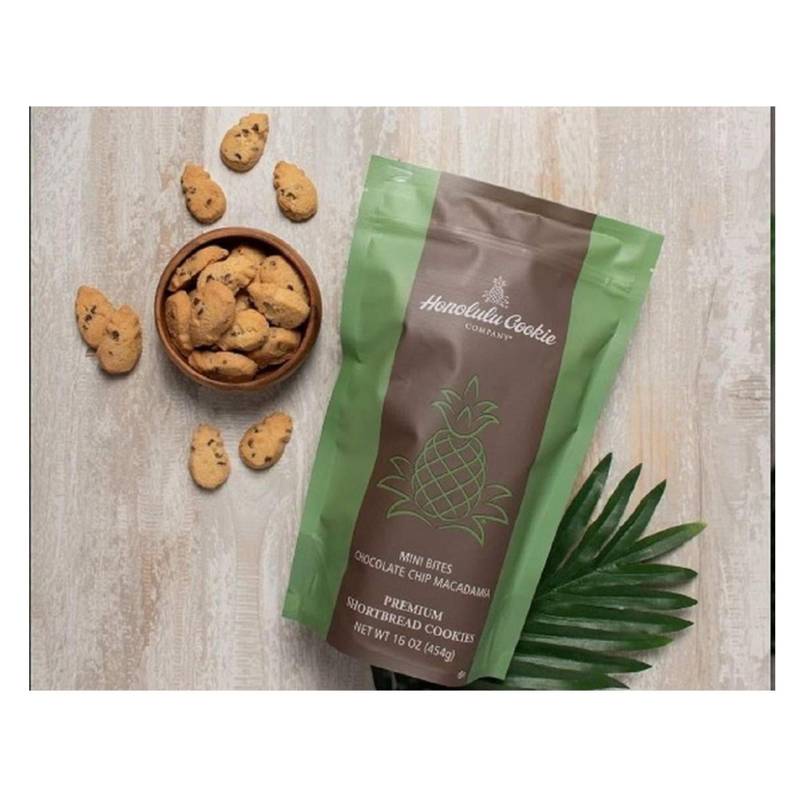 Honolulu Cookie Chocolate Chip Shortbread Macadamia Cookies