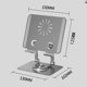 thumbnail image 5 of Soporte de soporte hueco para tableta de 4,7 a 12 pulgadas para iPad/iPhone 14 (gris), 5 of 5