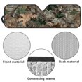 thumbnail image 6 of Uorisanigo Windshield Sunshade for Wrangler, Compass, Gladiator & Renegade Camo Hunting Print Car Sun Shade Sun Visor Protector, Accessories for Jeep Wrangler, Blocks UV Rays, 6 of 7