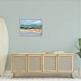 thumbnail image 2 of Modern Lake Brushed Scenery Landscape Painting Gray Framed Art Print Wall Art, 2 of 7