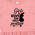 thumbnail image 4 of Inktastic Hunting Girls Hunt Too Only Prettier with Doe and Arrow Girls Toddler Dress, 4 of 5