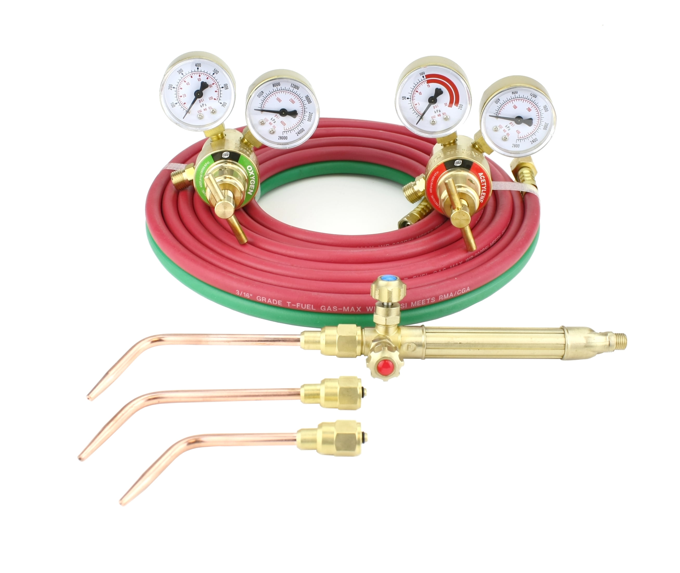 SÜA Ligth Duty Professional Welding/Brazing Set Oxygen & Acetylene