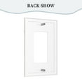thumbnail image 4 of ZICANCN Outlet Covers Wall Plate, Pretty Delicate Watercolor Flower Light Switch Cover Decorative, Duplex Toggle Combo 1-Gang, 4 of 9